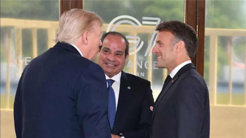 السيسي أمام قمة السبع: لا بديل عن حل الدولتين ورفض ضم الضفة الغربية