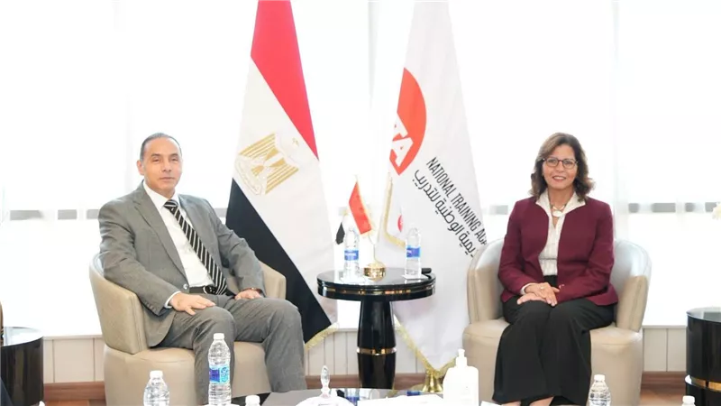 رئيس الرقابة المالية يبحث مع الأكاديمية الوطنية للتدريب التعاون في التوعية وبناء القدرات
