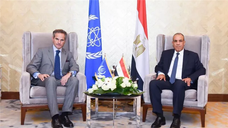 وزير الخارجية يلتقي المدير العام للوكالة الدولية للطاقة الذرية بمدينة العلمين