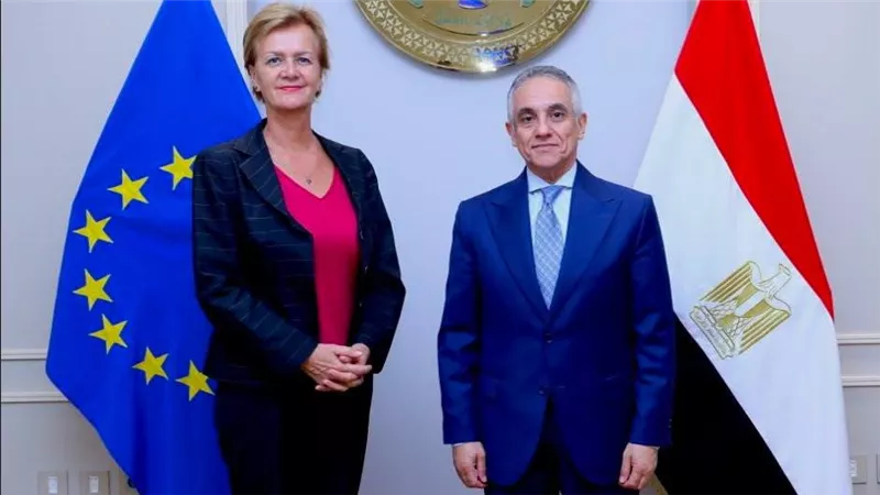 وزير العدل يبحث مع الاتحاد الأوروبي تعزيز الشراكة الاستراتيجية وتطوير التعاون القضائي المشترك المستدام