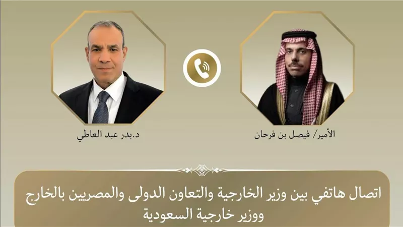 وزير الخارجية يبحث مع نظيره السعودي جهود خفض التصعيد في المنطقة