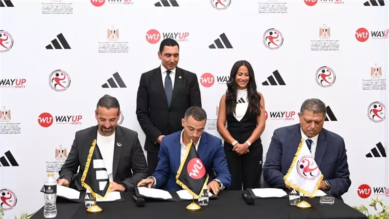 شراكة استراتيجية بين أديداس وWAYUP SPORTS والاتحاد المصري لكرة اليد