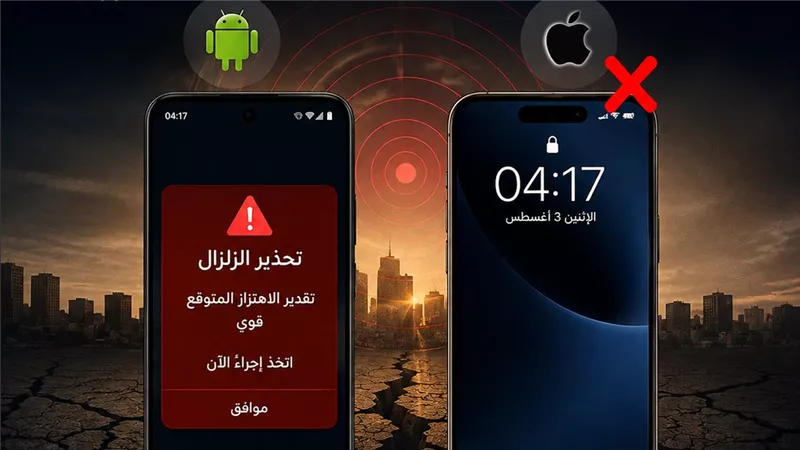 إشعار الزلزال يثير التساؤلات.. لماذا غاب عن هواتف آيفون؟
