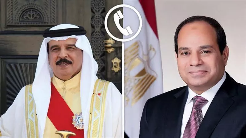 السيسي وملك البحرين يؤكدان متانة العلاقات والتنسيق لمواجهة التحديات الإقليمية