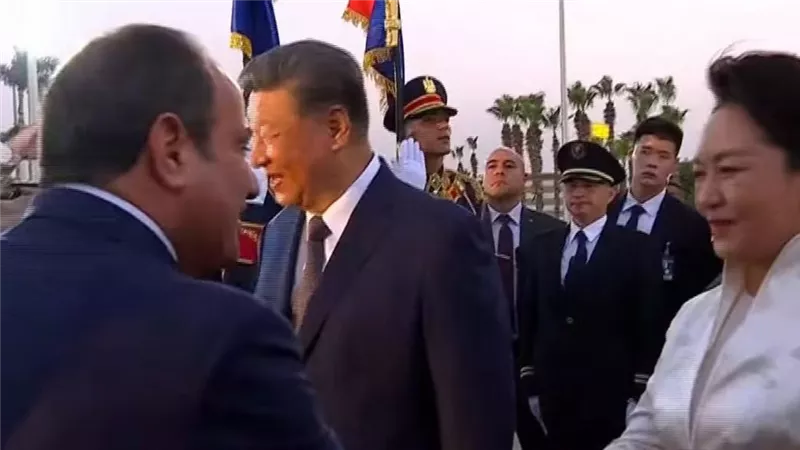 السيسي يوجه رسالة ترحيب بالرئيس الصيني خلال احتفالية مرور 70 عامًا على العلاقات المصرية الصينية