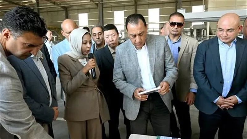 رئيس الوزراء يفتتح مصنع «بي شين تاي شان» لتكنولوجيا مواد البناء بمنطقة السخنة الصناعية باستثمارات 10 ملايين دولار