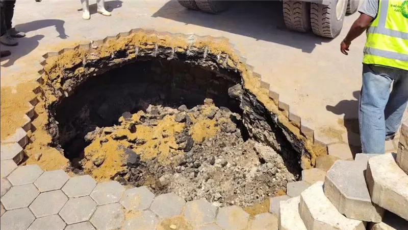 الأوقاف تنتهي من معالجة الهبوط بمحيط مسجد الإمام الشافعي بالتنسيق مع أجهزة الدولة