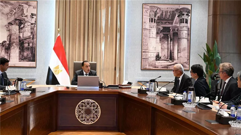مدبولي يلتقي رئيس تويوتا تسوشو ويؤكد أولوية السيارات والطاقة النظيفة والمتجددة بمصر