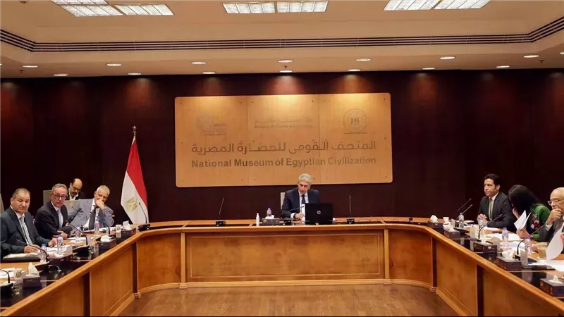 وزير السياحة يترأس اجتماع مجلس إدارة المتحف القومي للحضارة المصرية