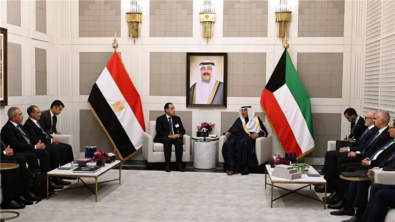 ولي عهد الكويت يستقبل مدبولي في نيويورك لبحث تعزيز التعاون والاستثمارات بين البلدين