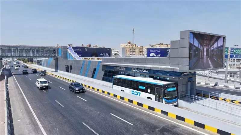 النقل: بدء تشغيل المرحلة الثانية من الأتوبيس الترددي غدًا من العين السخنة حتى صن كابيتال