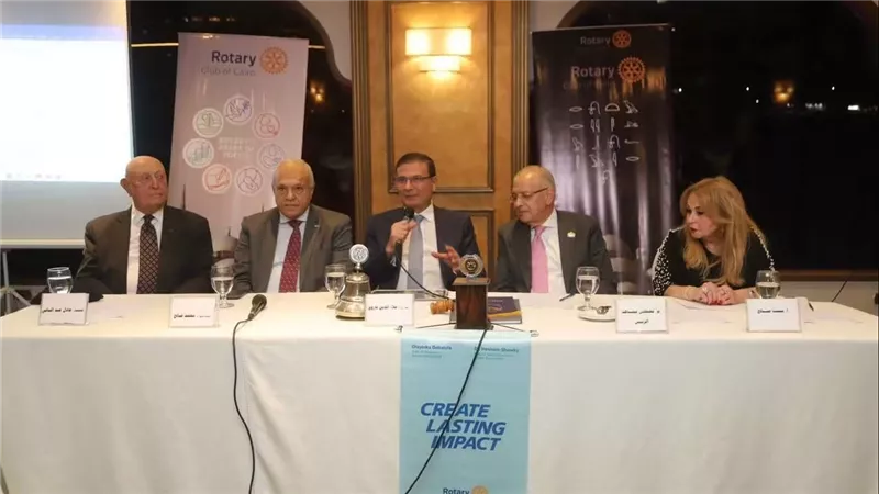 وزير الزراعة يستعرض استراتيجية تحقيق الأمن الغذائي والتحول الأخضر أمام «روتاري القاهرة»