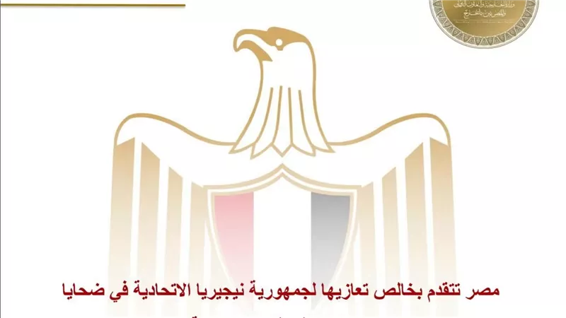 ​مصر تتقدم بخالص تعازيها لجمهورية نيجيريا الاتحادية في ضحايا حادث تحطم طائرة عسكرية