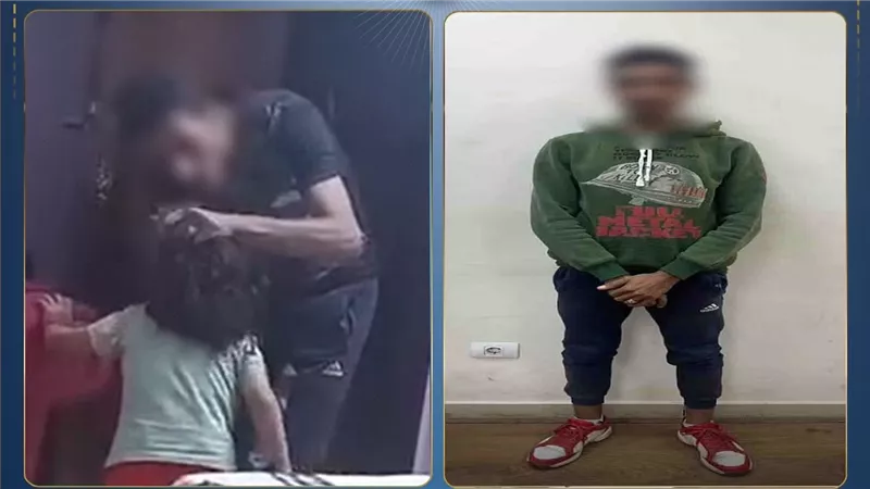 ضبط سائق بالجيزة لاعتدائه على نجله بالضرب ومحاولة كيه بقداحة