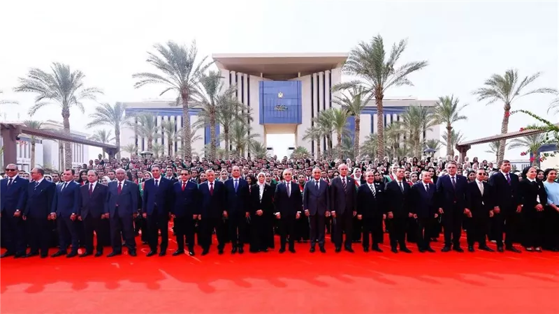 وزير العدل يشهد أداء اليمين القانونية لمعاوني النيابة الإدارية الجدد