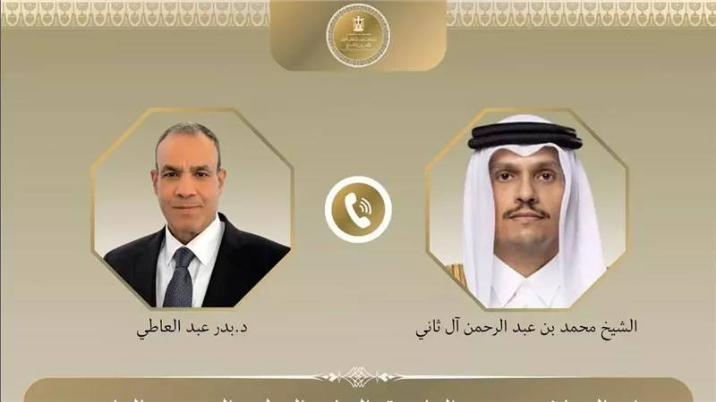 وزير الخارجية يناقش  هاتفياً مع نظيره القطري علاقات التعاون بين البلدين والتنسيق بشأن التطورات الإقليمية