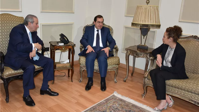 وزير البترول يستقبل رئيس شركة دانة غاز 