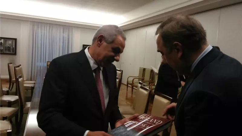 وزير التجارة يلتقي نائب رئيس مجلس الشيوخ البولندي