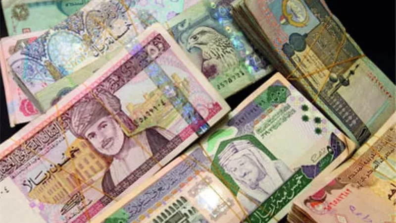 ارتفاع العملات العربية أمام الجنيه