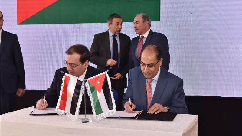 وزير البترول يوقع مذكرة تعاون بين مصر والأردن في مجال الطاقة 