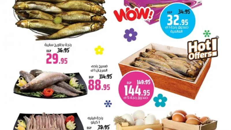ننشر عروض هايبر على الفسيخ والرنجة والبيض