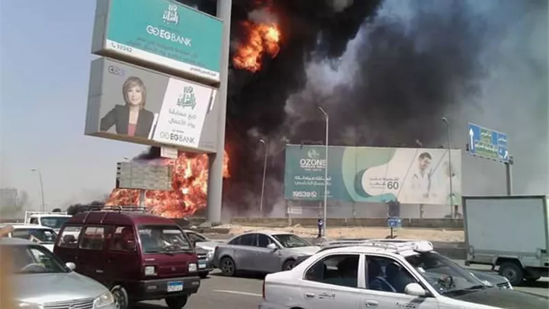 بالفيديو.. اللحظات الأولي لانفجار التجمع الخامس