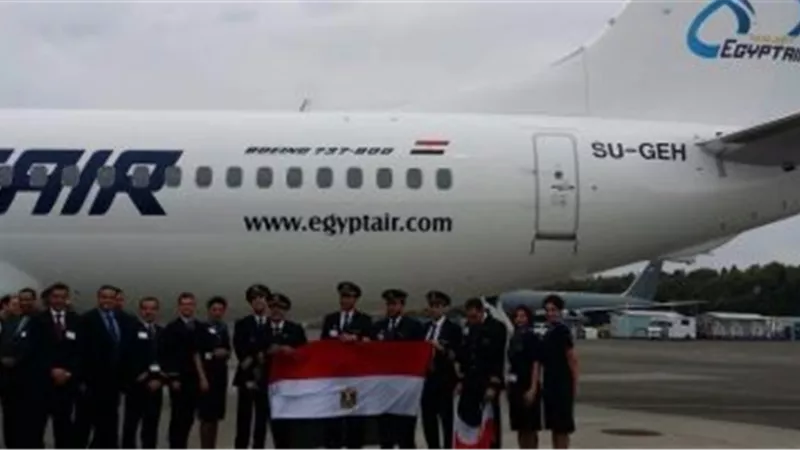 «شريف فتحي» يشهد هبوط الطائرة الجديدة لـ«مصر للطيران»
