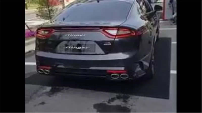 شاهد.. كيا ستينجر GT تظهر بدون تمويهات للمرة الأولى 