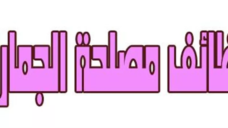 أسماء ومواعيد القبول بوظائف مصلحة الجمارك