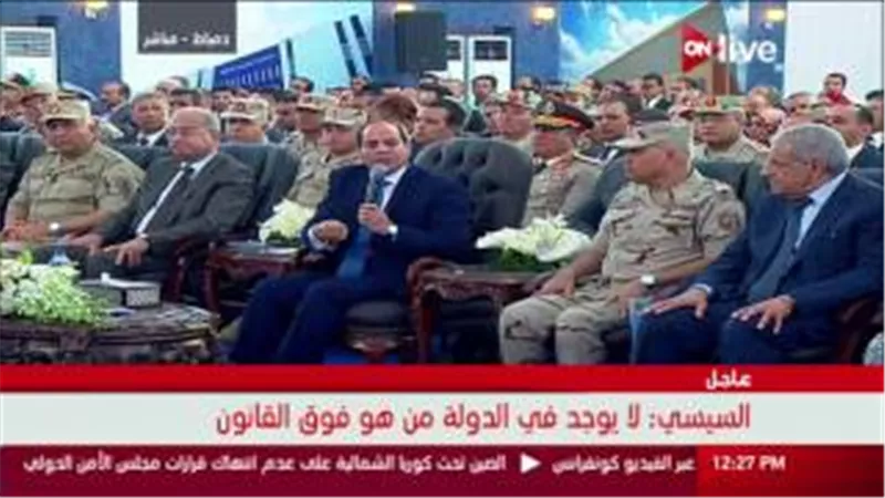 بالفيديو.. السيسي عن ردم بحيرة المنزلة: ''الدولة غايبة''