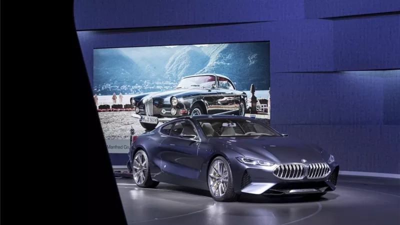 Bmw تنشر صور الفئة الثامنة الاختبارية الجديدة