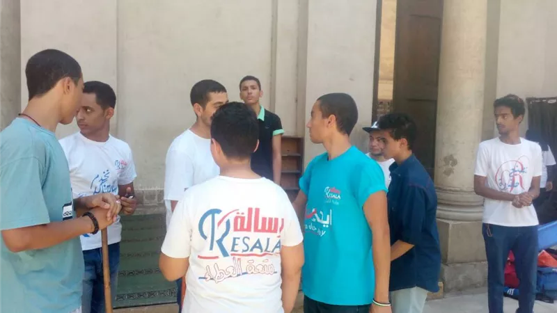 في إطار مبادرة «احفظ جمالها»..«رسالة» تنظم حملة نظافة لمسجد الصالح طلائع