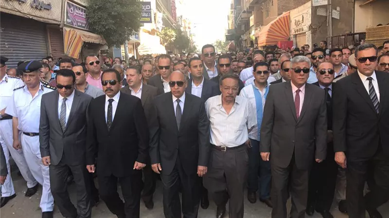 تشييع جثمان ضابط الشرطة شهيد هجوم البساتين بحضور وزير الداخلية