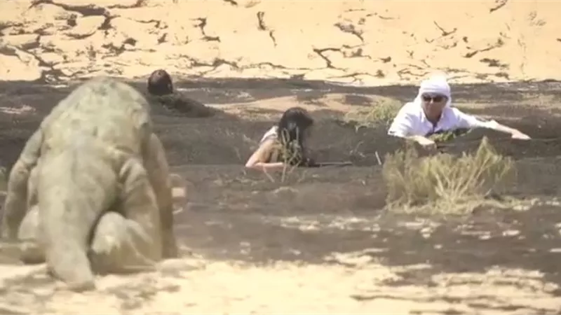 شاهد.. محمود حميدة «قلع ملط» في مواجهة «رامز»