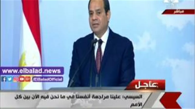  بالفيديو.. السيسي من قلب الأزهر: «كلنا سنحاسب أمام الله»