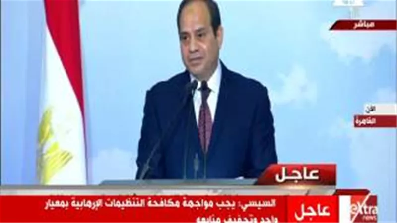 بالفيديو.. السيسي: نفوس الشباب اللي بتموت في «رقبة قطر وتركيا»