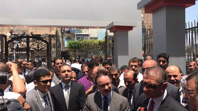 بالصور.. القاضي يفتتح مركز مبيعات وخدمة عملاء بسنترال كفر الشيخ