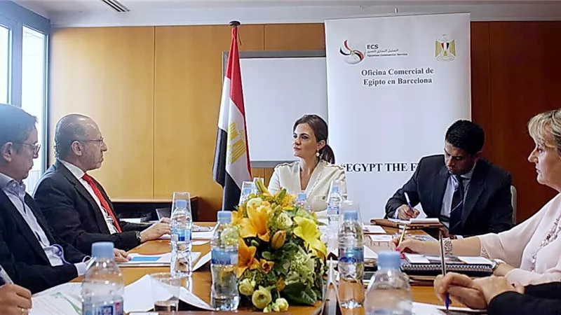 وزيرة الاستثمار تطالب الشركات الإسبانية بزيادة ضخ استثماراتهم بمصر