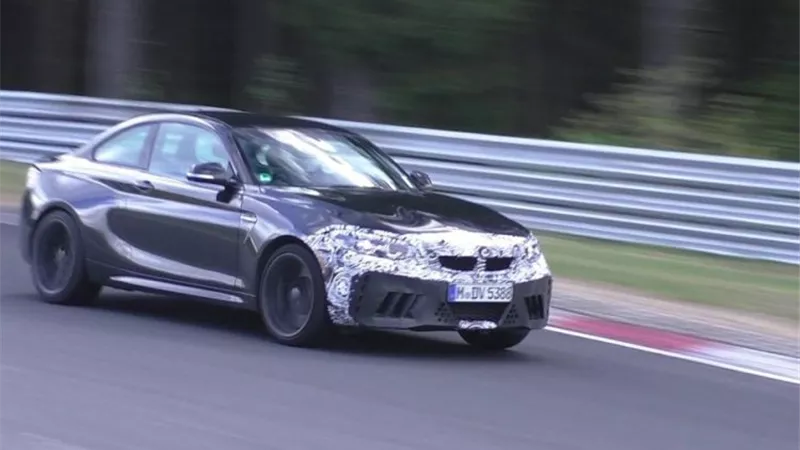 صور مسربة لسيارة Bmw M2 CS على حلبة نوربرجرنج 