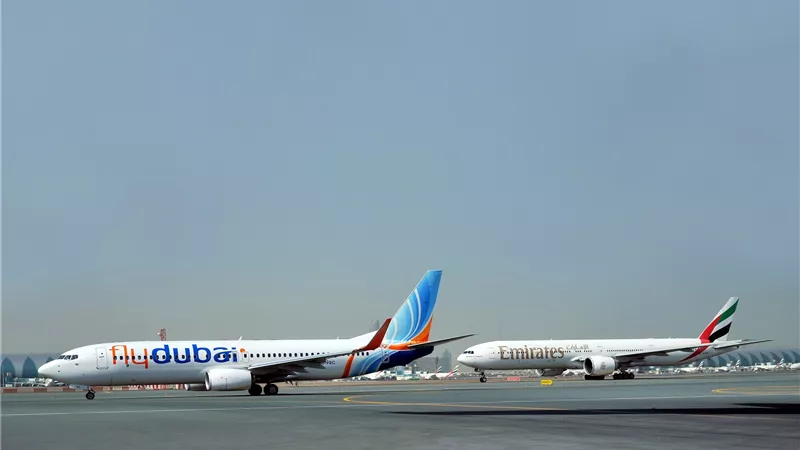 تعاون بين طيران الإمارات وفلاي دبي للوصول إلى أكثر من 200 وجهة