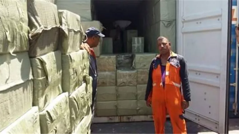 جمارك بورسعيد تضبط محاولة تهريب كمية كبيرة من السجائر الأجنبية 