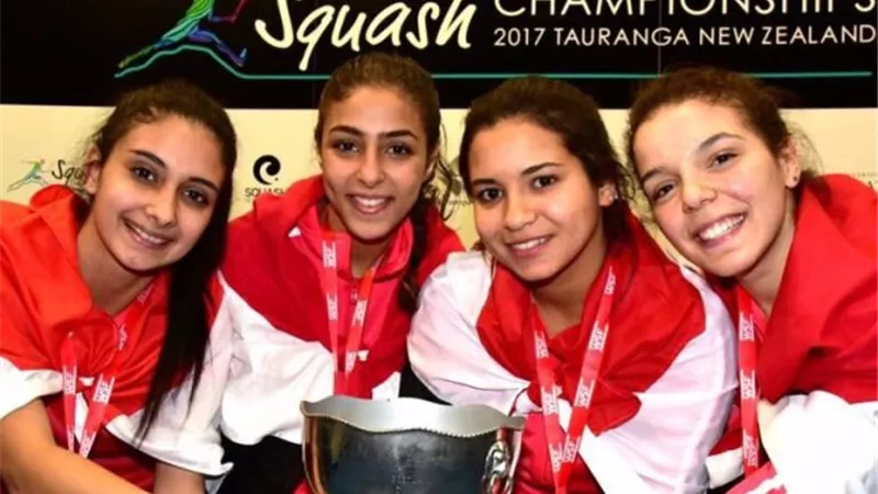 منتخب مصر يحصد بطولة العالم لفرق ناشئات الإسكواش