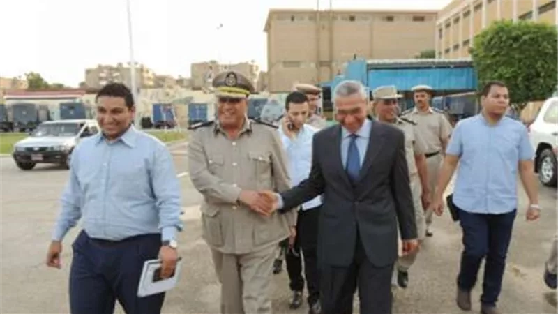 مدير أمن المنيا يتفقد الأكمنة الحدودية بالمحافظة