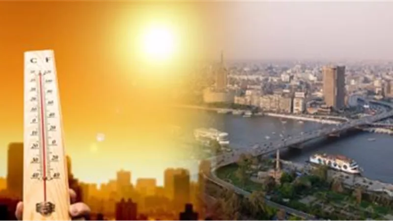 الأرصاد: طقس الاثنين مائل للحرارة.. والعظمى بالقاهرة 35 درجة