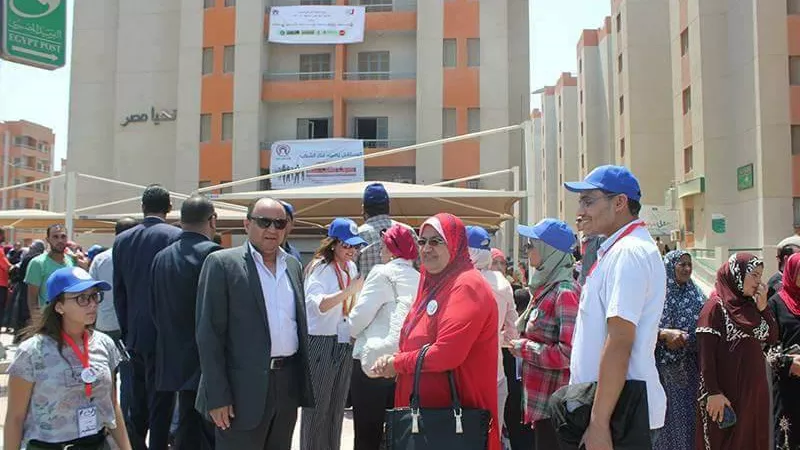 بالصور.. «إغاثة الصيادلة» تدعم حي الأسمرات بالمقطم