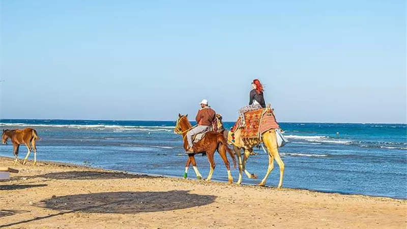 فتح شاطئ الغردقة العام للزائرين خلال عيد الأضحى