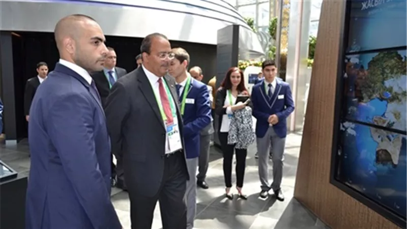 إقبال غير مسبوق على زيارة الجناح المصرى بمعرض إكسبو أستانة 2017