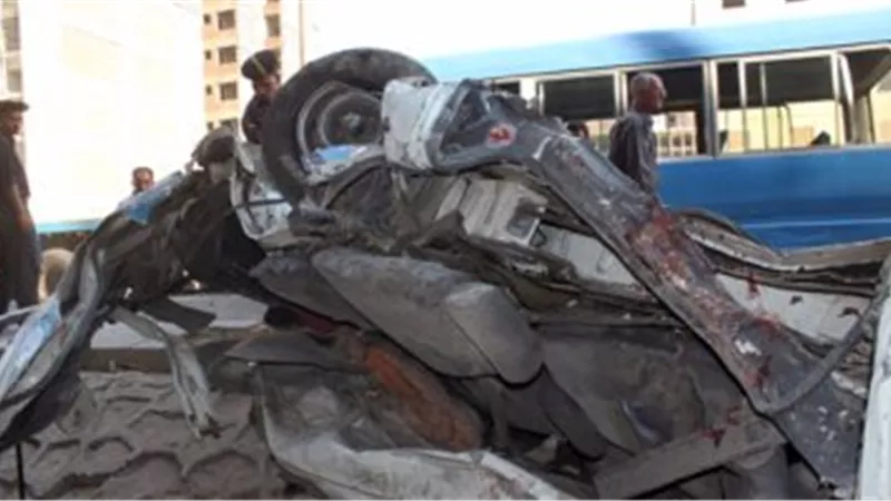 «الصحة»: وفاة 3 مواطنين و إصابة 8 آخرين فى حادثى سير 