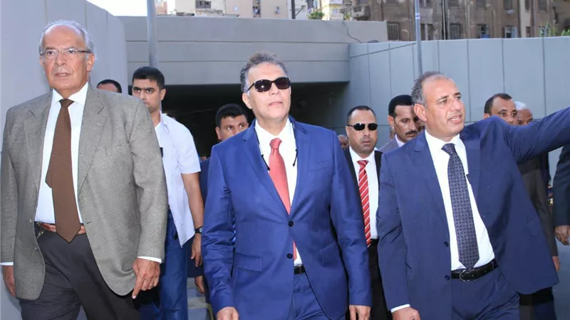 بالصور..وزيرى«النقل والتنمية المحلية» فى جولة تفقدية لنفق كليوباترا بالإسكندرية 