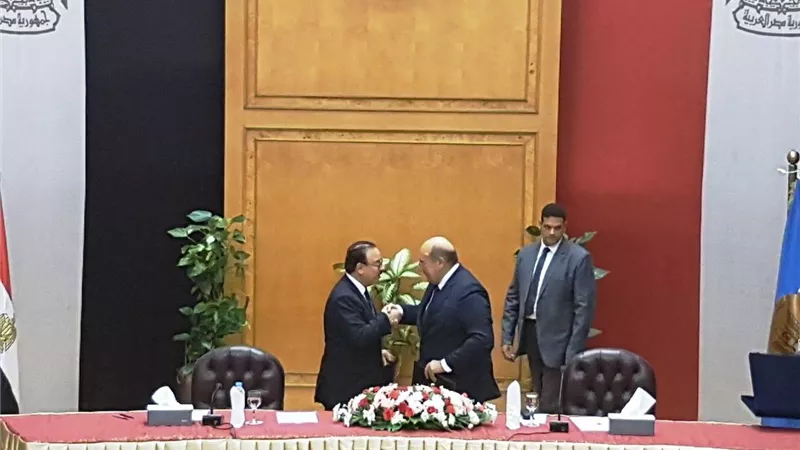  المستشار عبدالرازق والقاضى يفتتحان مشروع ميكنة المحكمة الدستورية العليا